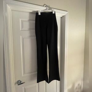 Express Black High-Rise Flare Pants